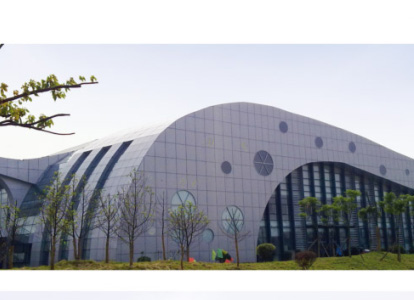 江油会议中心外景网架工程